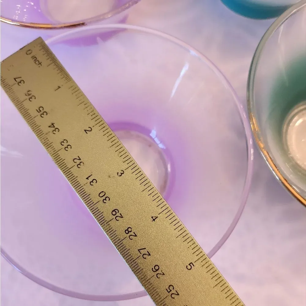 Vintage Pastel Glass Bowl Collection